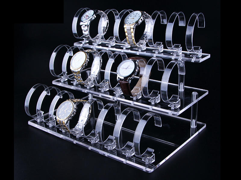 Acrylic Rod for Watches Display Stand